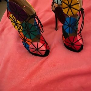 Charlotte Olympia Parasol Shoes Multicolour